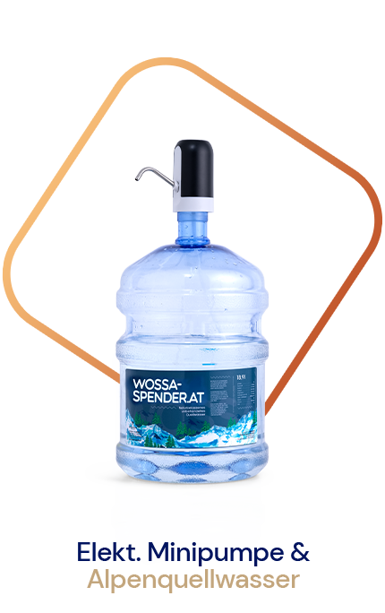 Elekt.-Minipumpe-&-Alpenquellwasser Wasserspender - Marke: Elektrische Minipumpe mit Alpenquellwasser